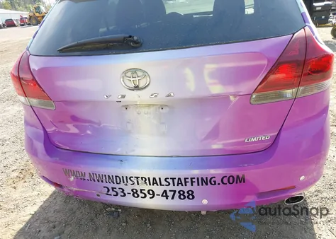 2014 Toyota Venza Limited V6 z USA, uszkodzony, nr VIN 4T3ZK3BB3EU063744